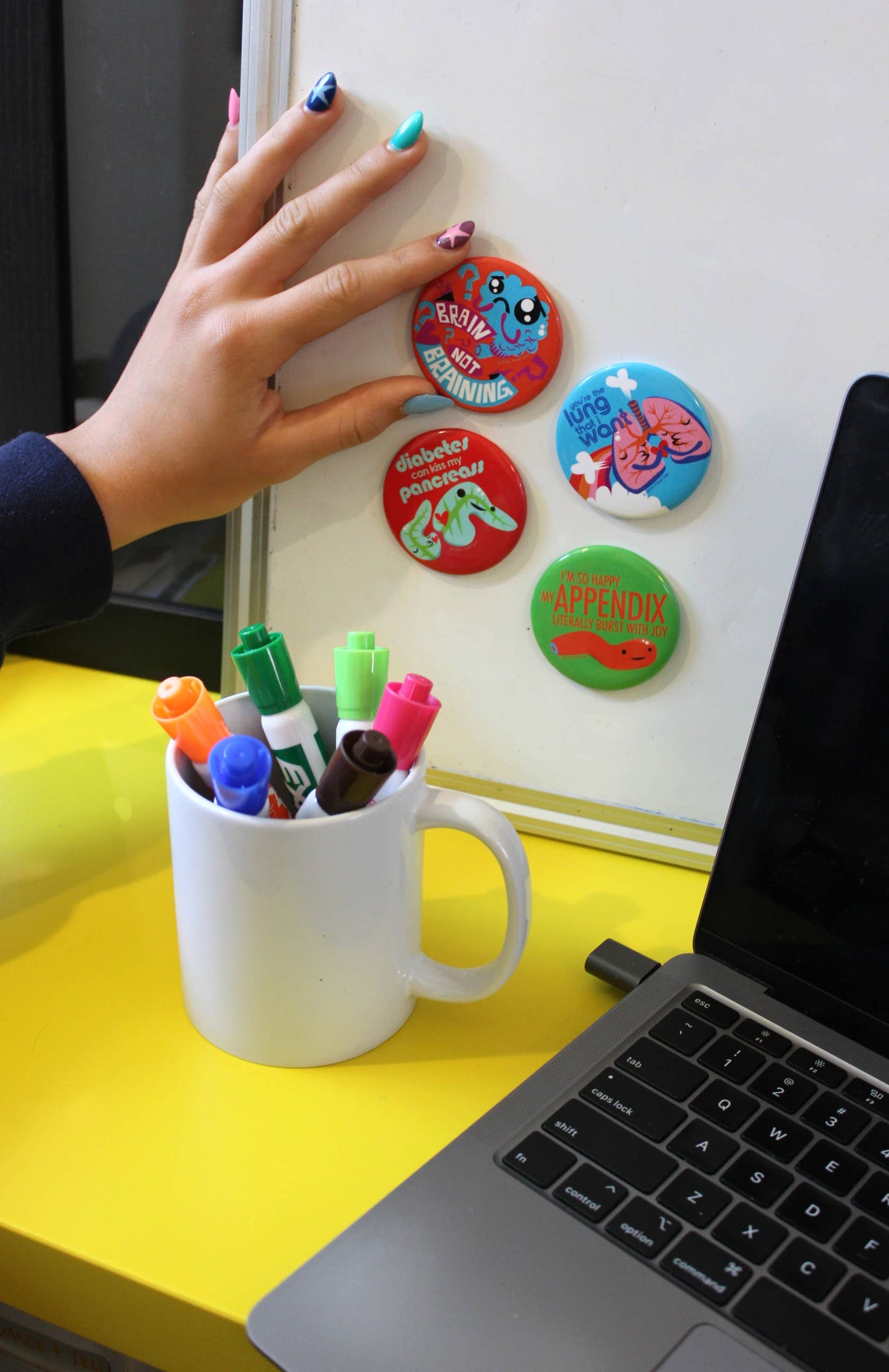 Brain Not Braining Magnet 5-Pack