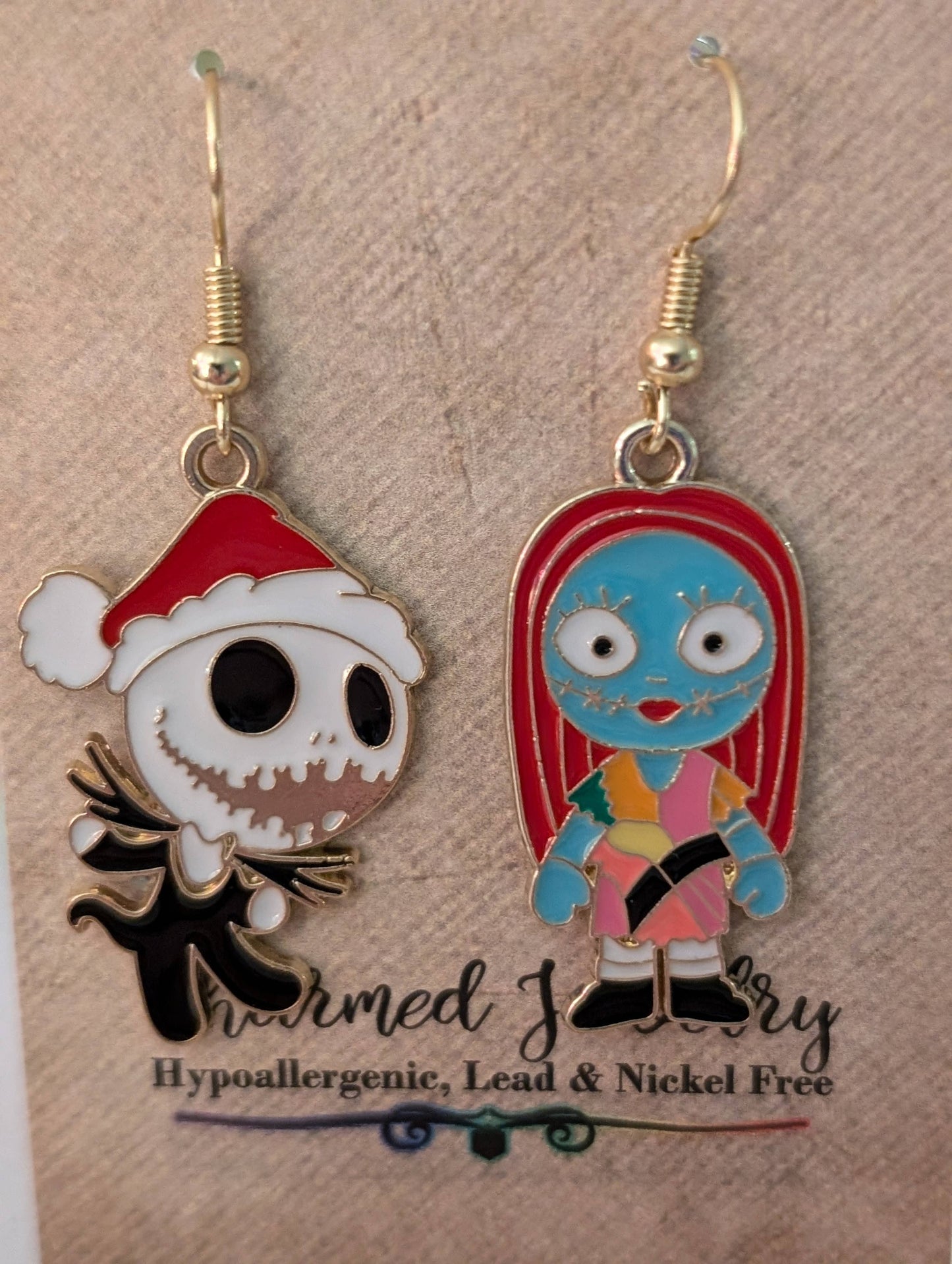 Nightmare Christmas Earrings, Necklaces & Zipper Pulls