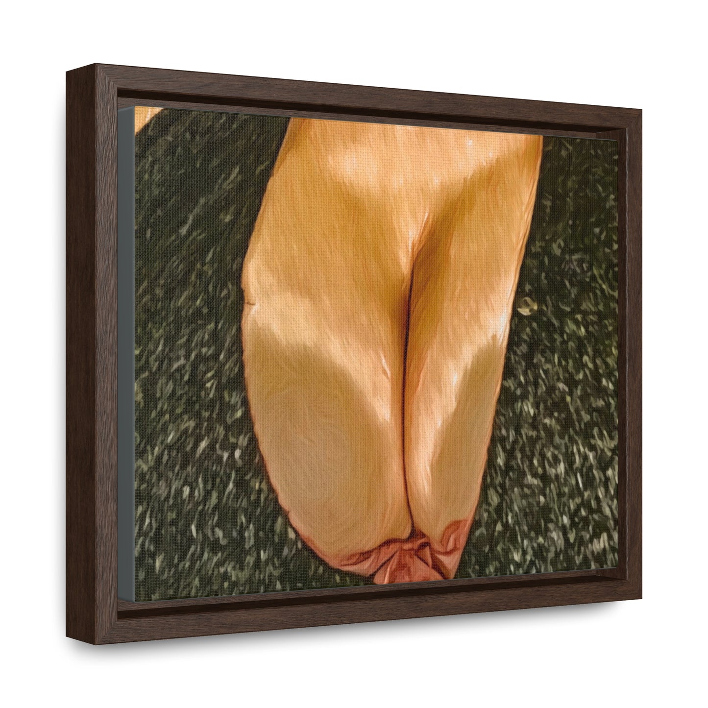 Cleavage framed canvas
