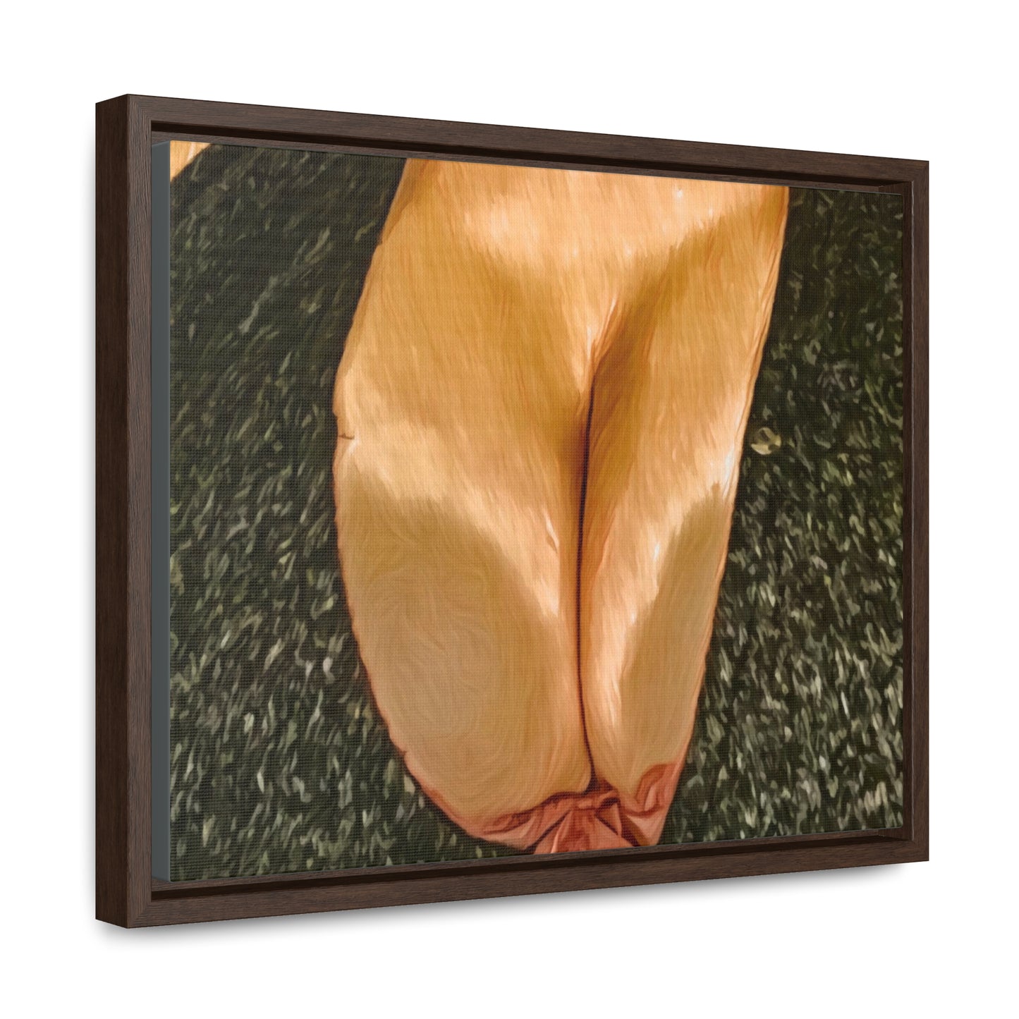 Cleavage framed canvas