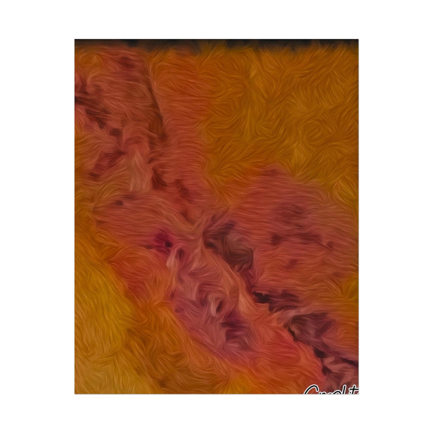 Unframed print