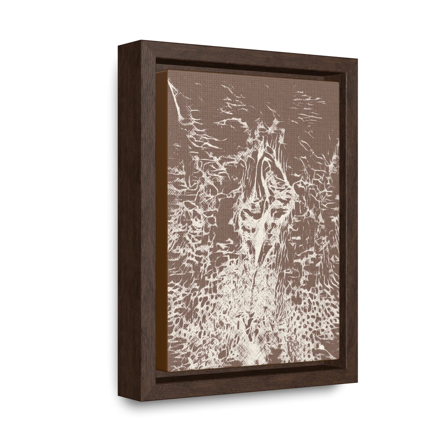Wrapped canvas in frame