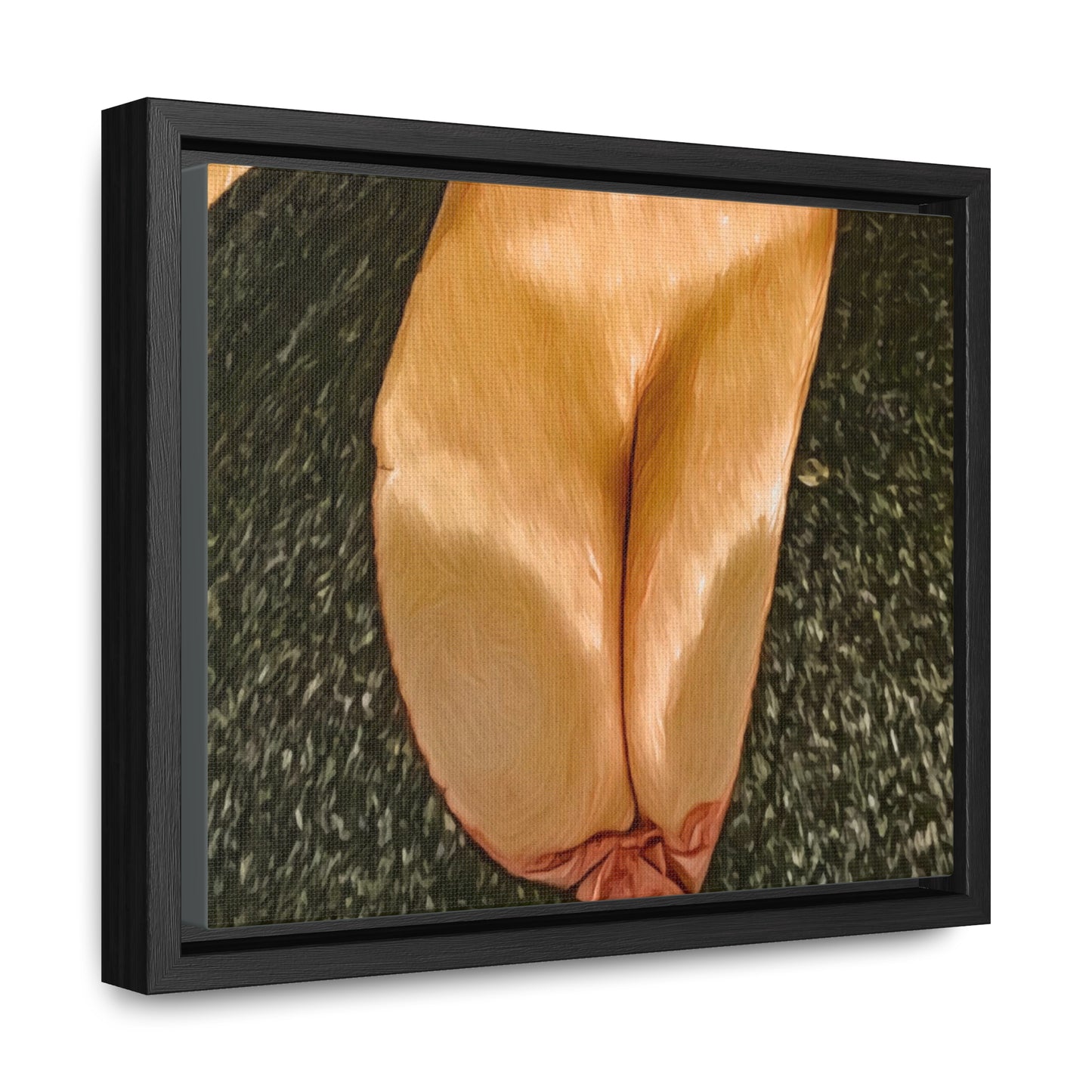 Cleavage framed canvas