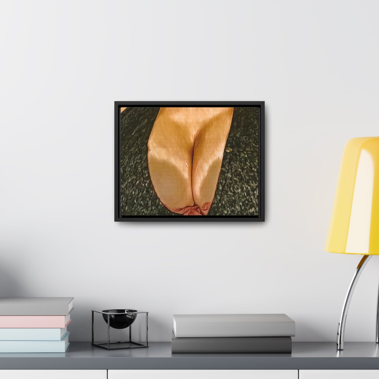 Cleavage framed canvas
