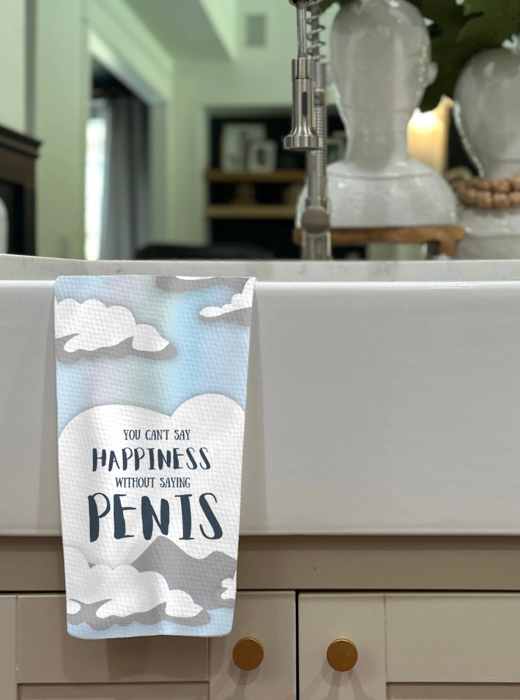 Happiness Penis | The Perfect Kitchen Tea Towel