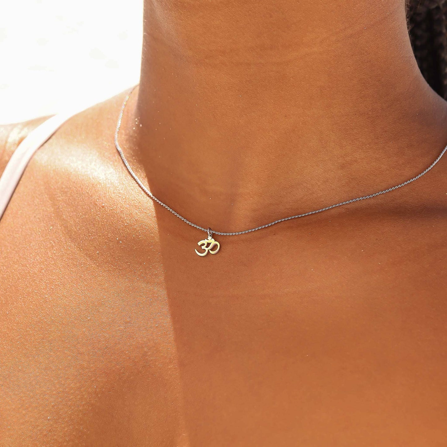 Stainless Steel Om Charm