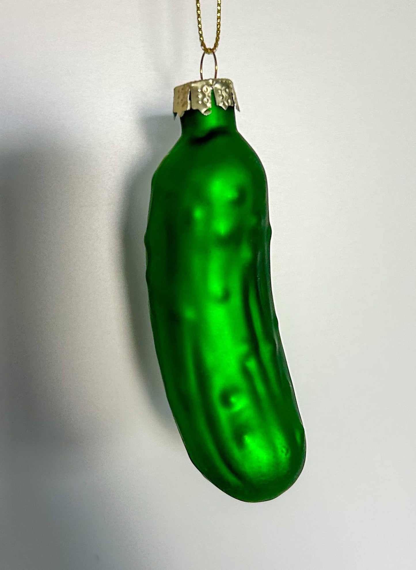 Glass Pickle Christmas Ornament