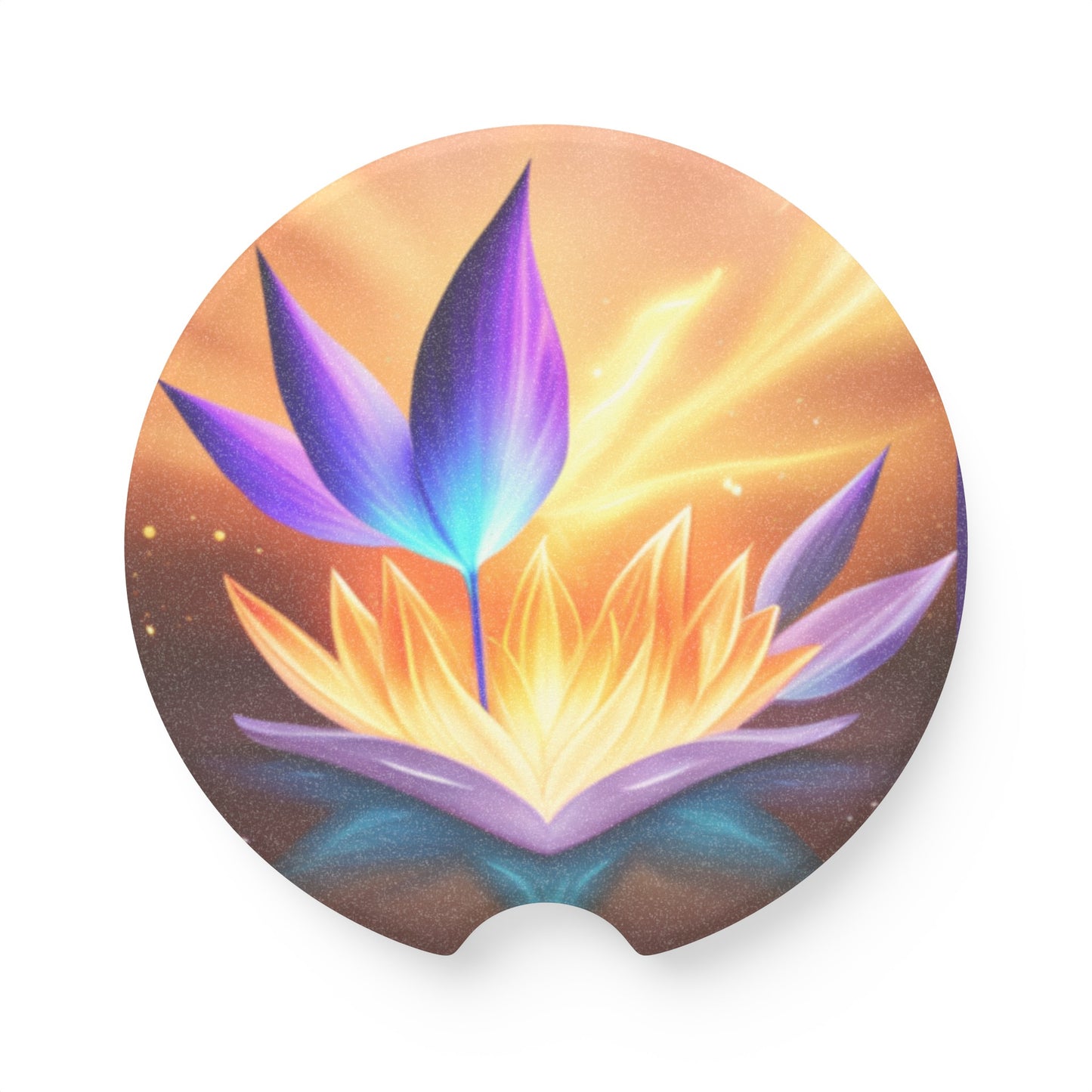 Lotus Soapstone Car Coaster