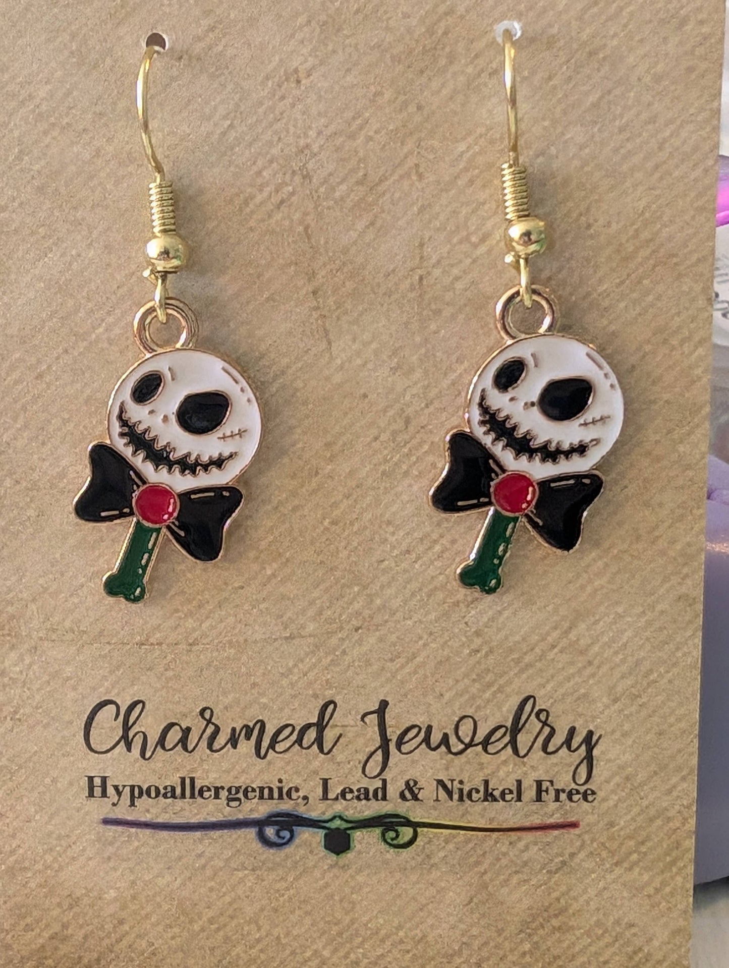 Nightmare Christmas Earrings, Necklaces & Zipper Pulls