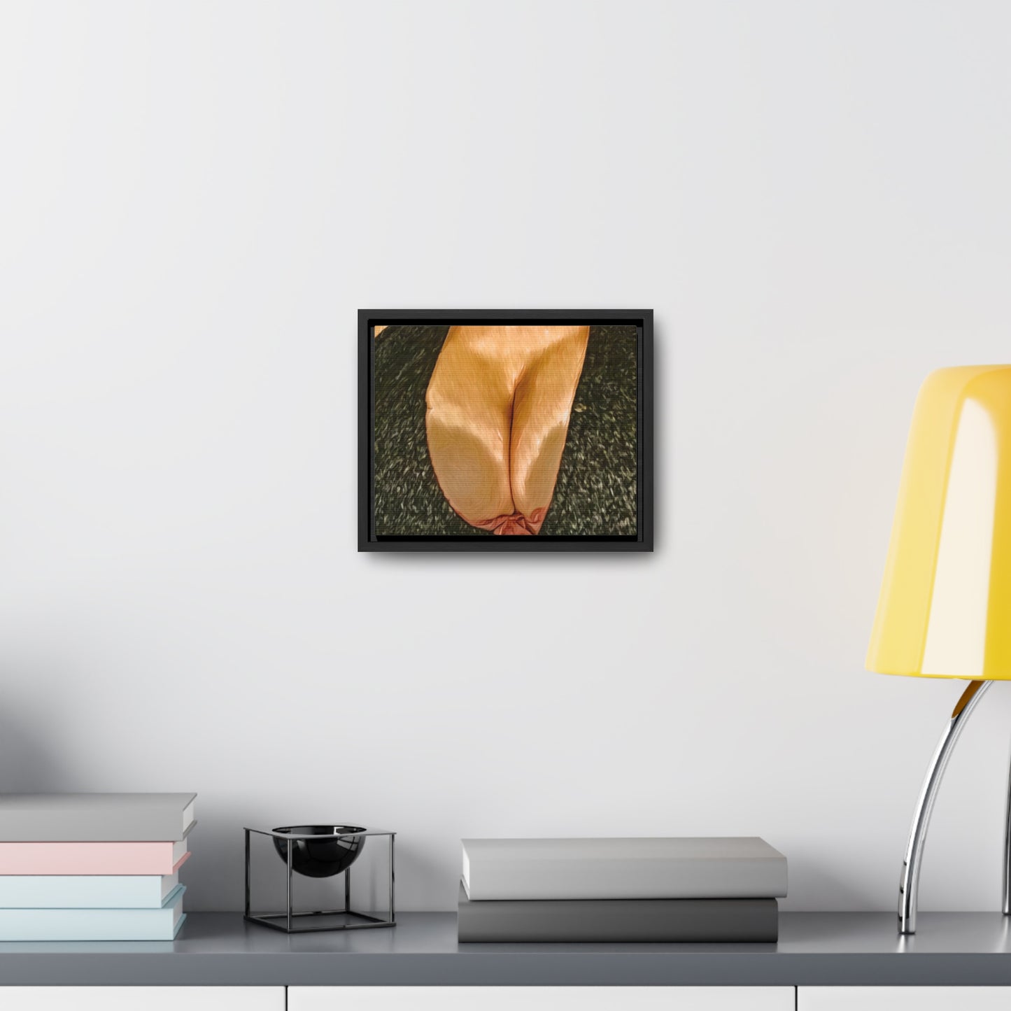 Cleavage framed canvas