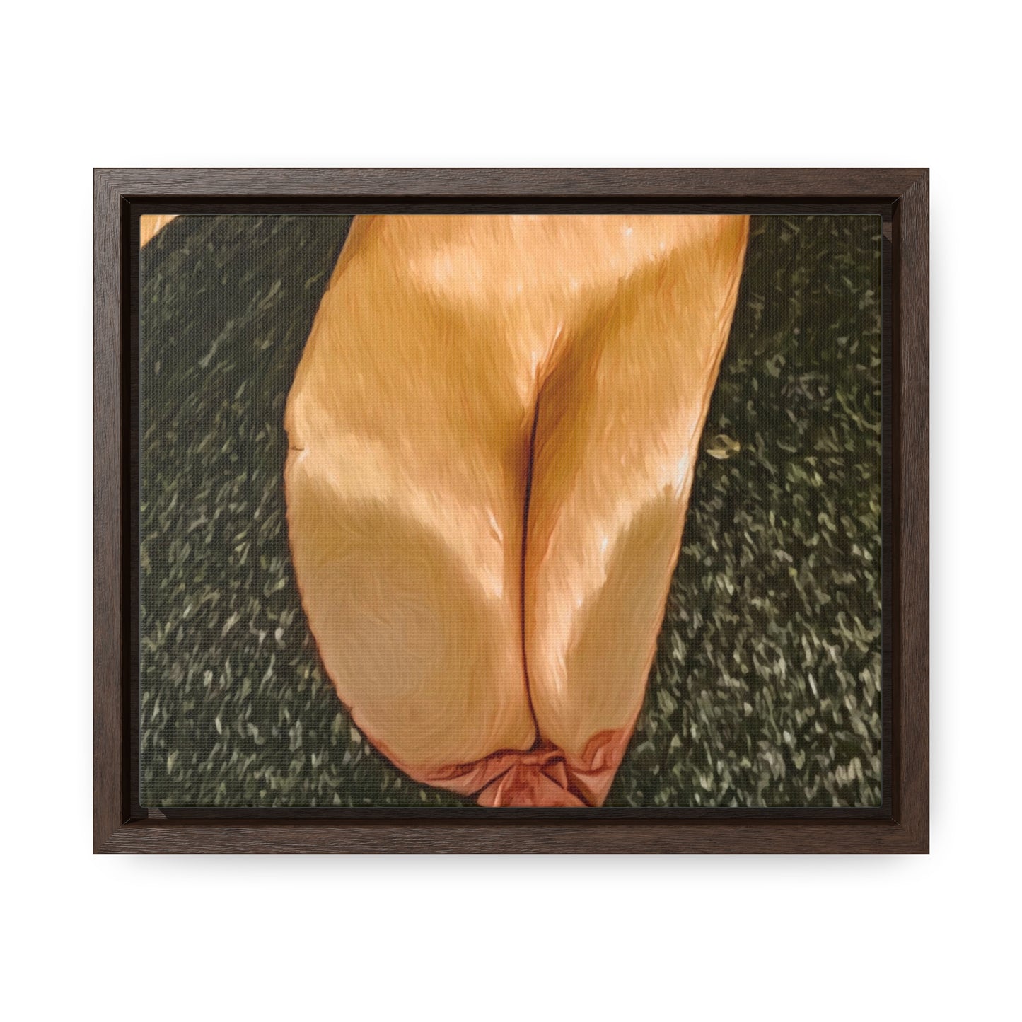 Cleavage framed canvas
