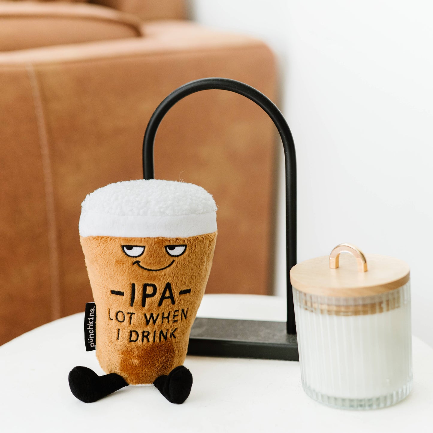 "IPA Lot When I Drink" Plushie Beer Gift, Holiday, Christmas