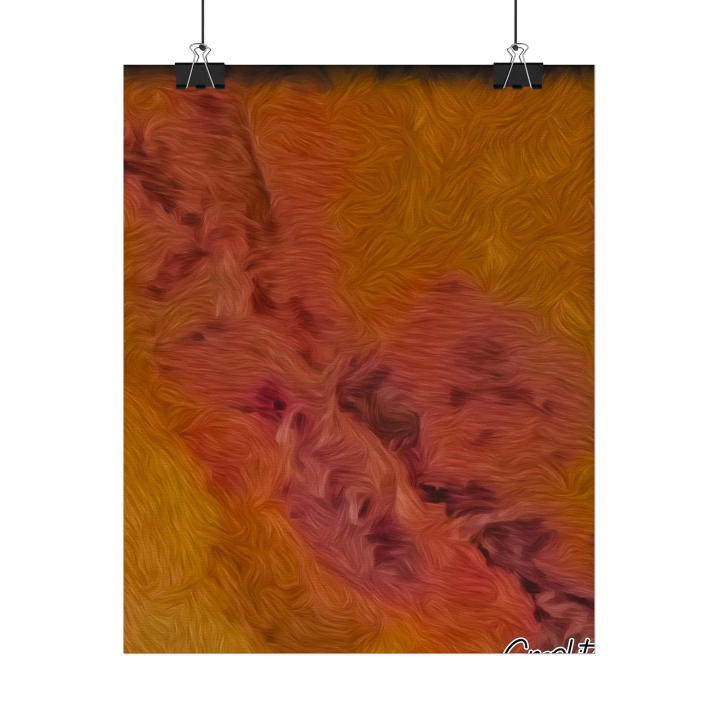 Unframed print