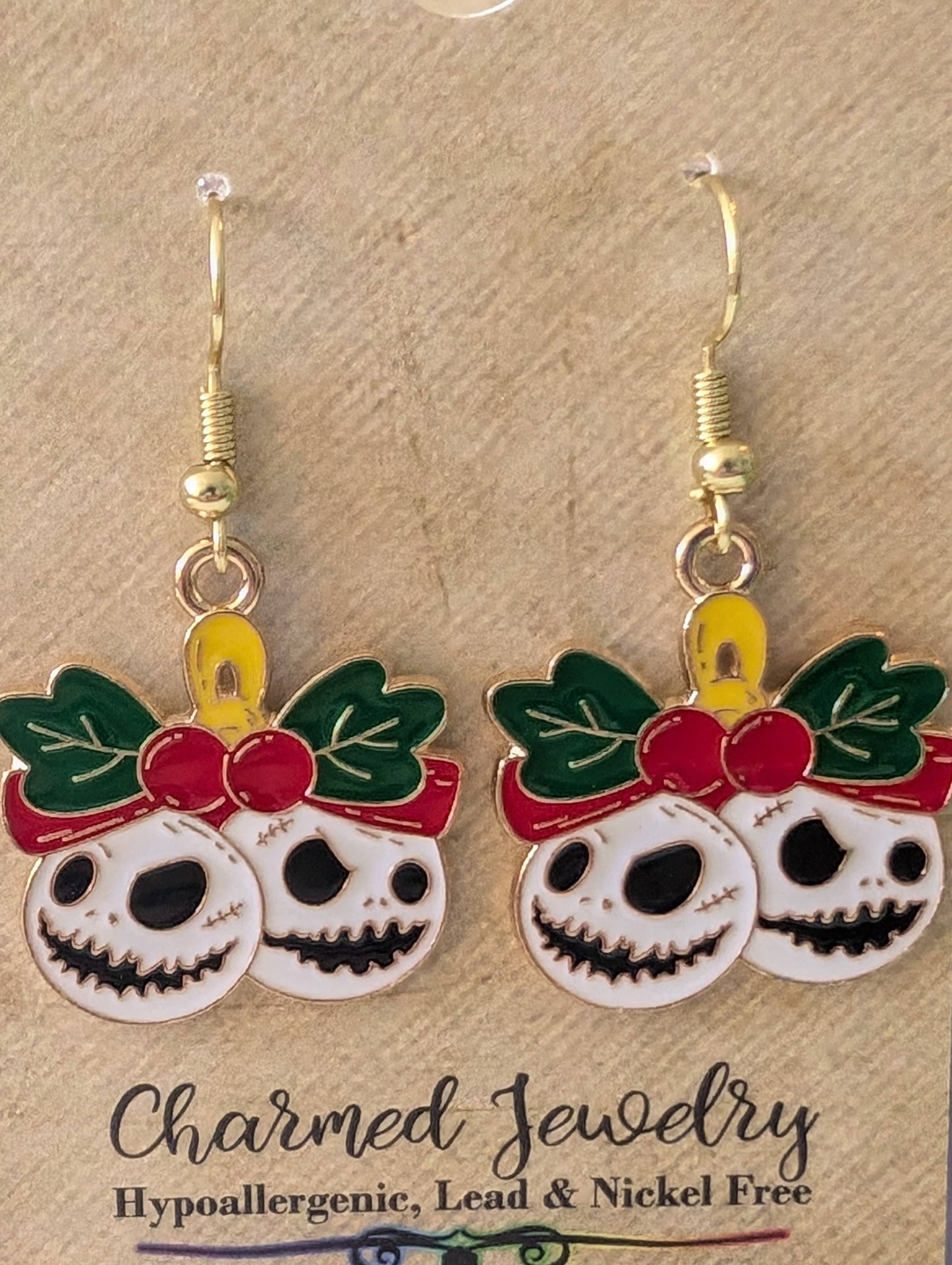 Nightmare Christmas Earrings, Necklaces & Zipper Pulls