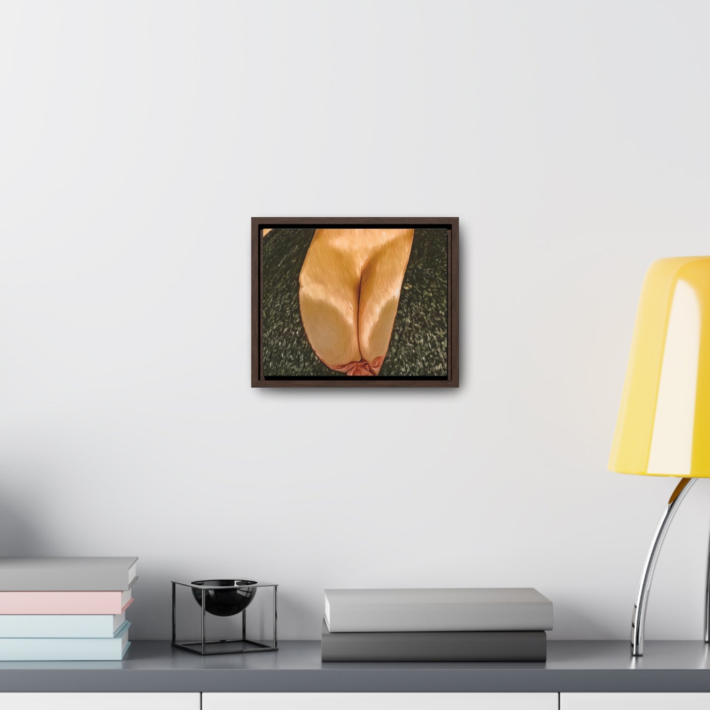Cleavage framed canvas