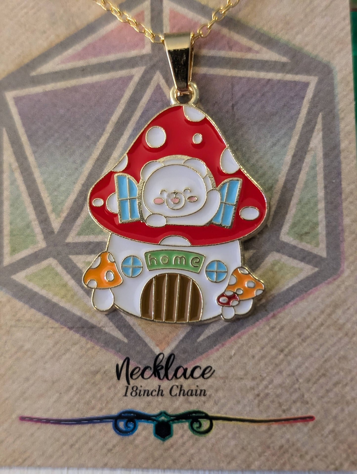 Mushroom & Toadstool Earrings, Necklaces & Zipper Pulls