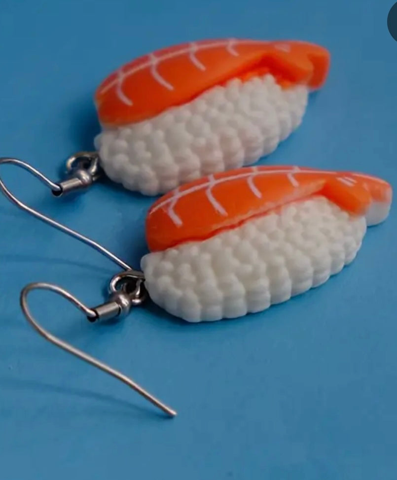 Sushi earrrings