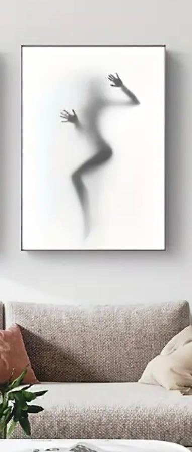 Unframed canvas art piece