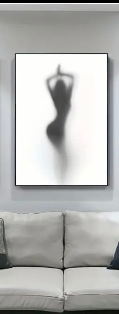 Unframed canvas art piece