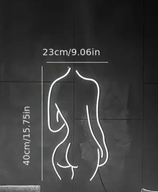 Nude woman Neon sign