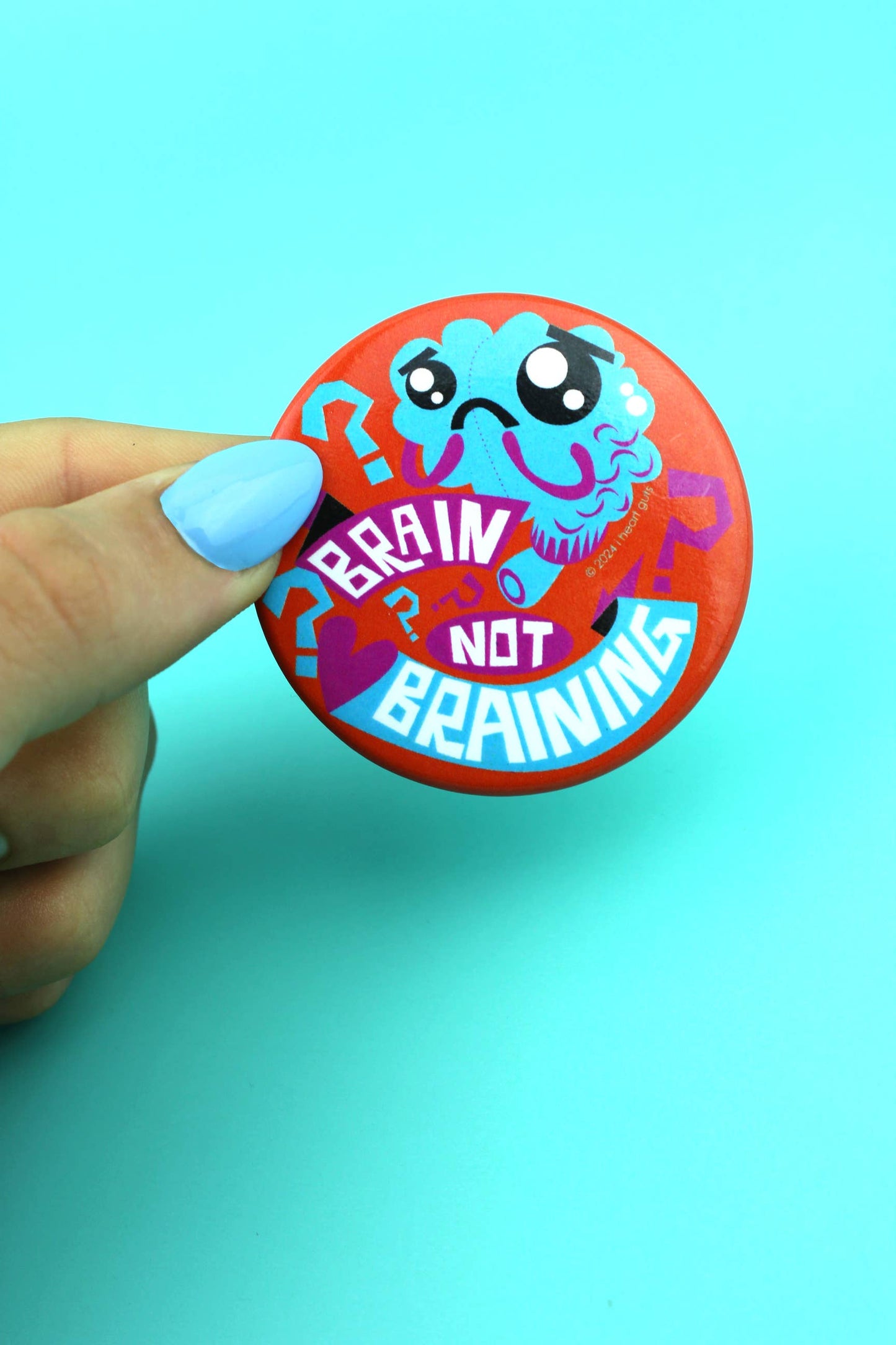 Brain Not Braining Magnet 5-Pack