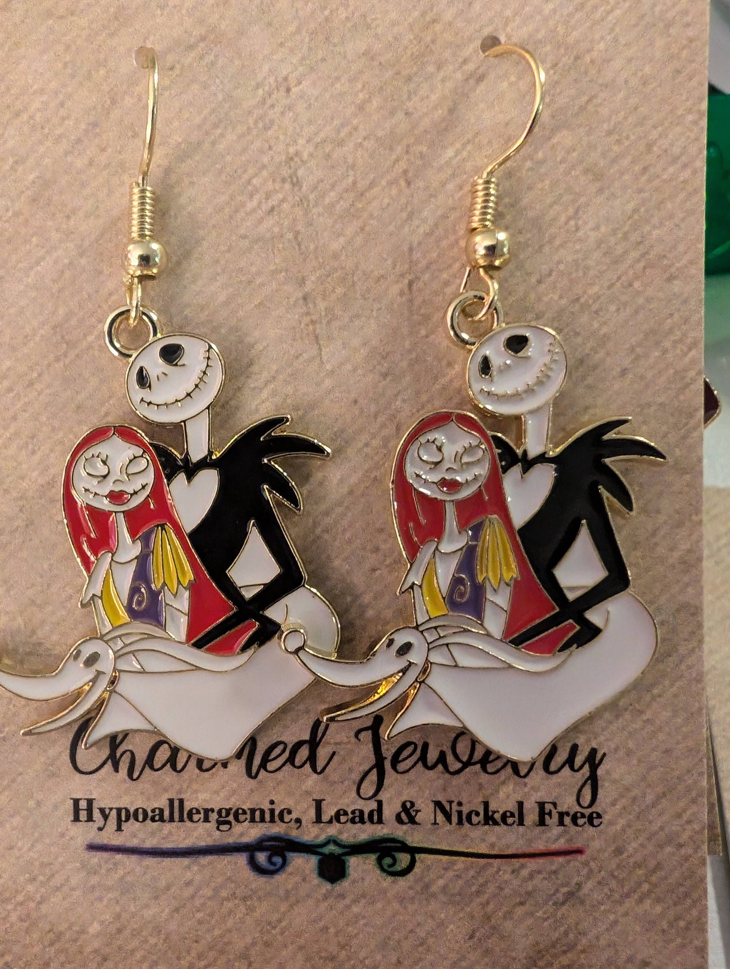 Nightmare Christmas Earrings, Necklaces & Zipper Pulls