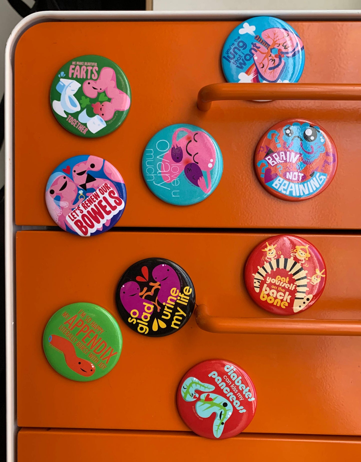 Brain Not Braining Magnet 5-Pack