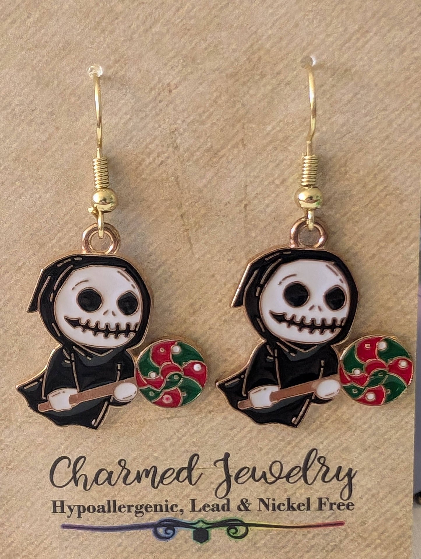 Nightmare Christmas Earrings, Necklaces & Zipper Pulls