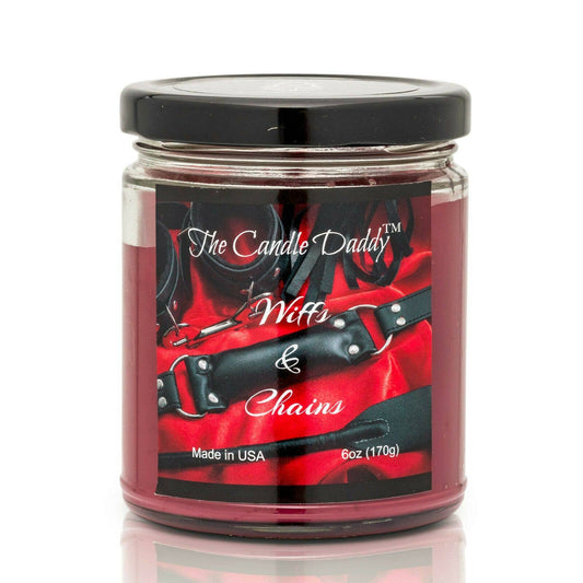 Wiffs & Chains Leather Candle BDSM Sexy Hot