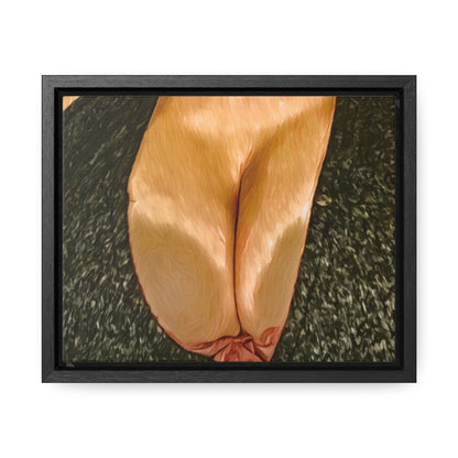 Cleavage framed canvas