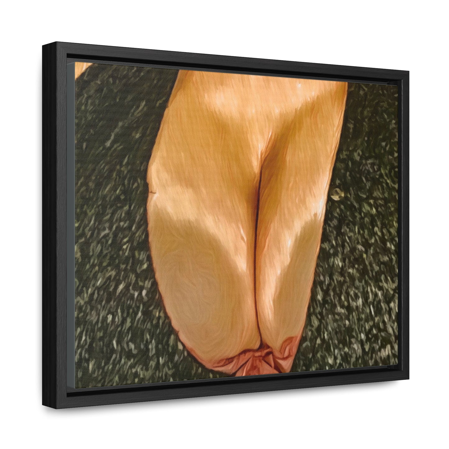 Cleavage framed canvas