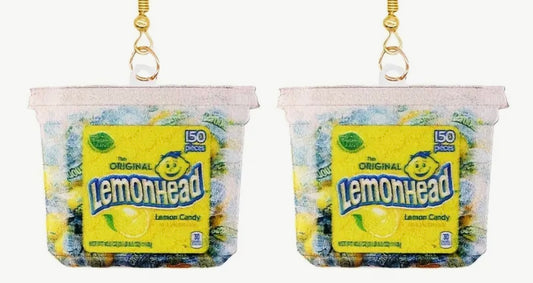 Lemonhead earrings