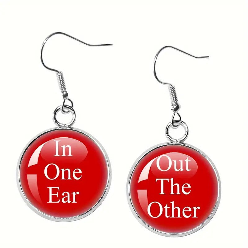 "In one ear" Earrings