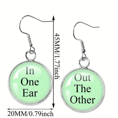 "In one ear" Earrings